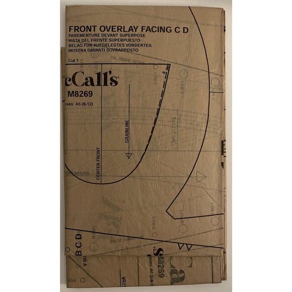 McCall's Sewing Pattern Corsets 4 Variations Misses Sizes 6-14 NEW/UNCUT M8269 - Picture 3 of 4